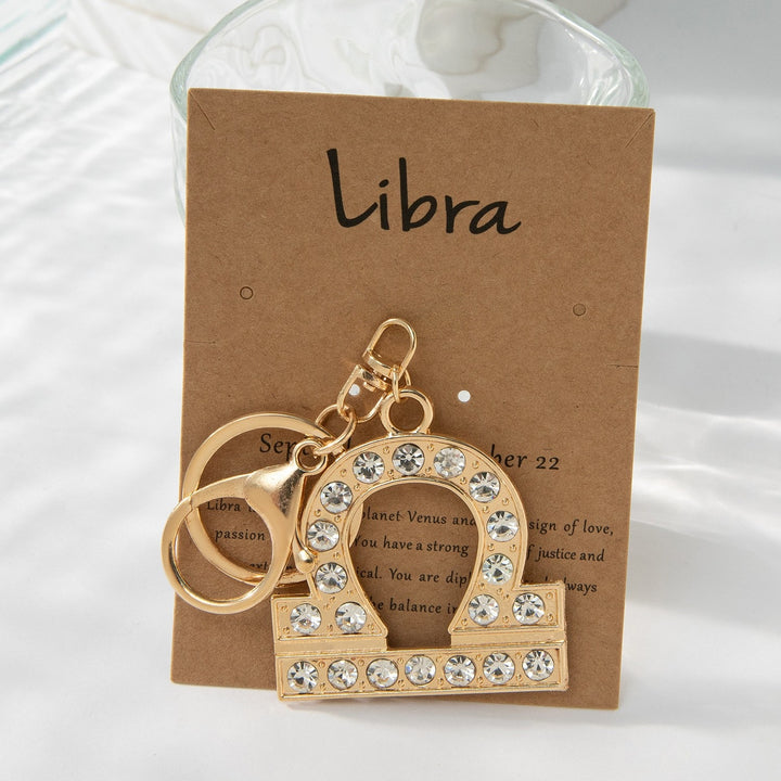 Keychain with Sparkling Bull Symbol Stornfield