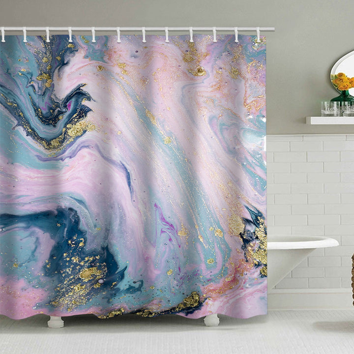 Artistic Marble Design Shower Curtain Stornfield