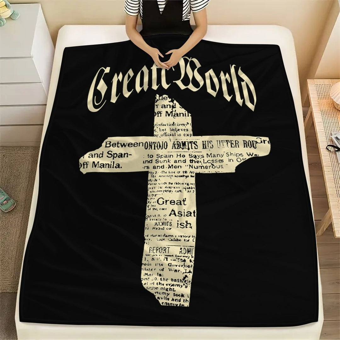 Graphic Novelty Fleece Blanket