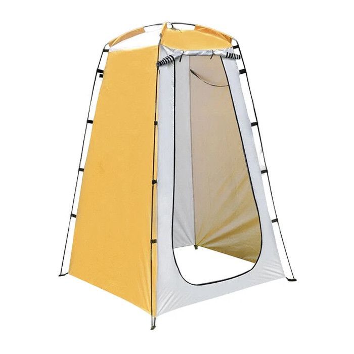 Portable pop-up privacy shower changing tent with zippered door Stornfield