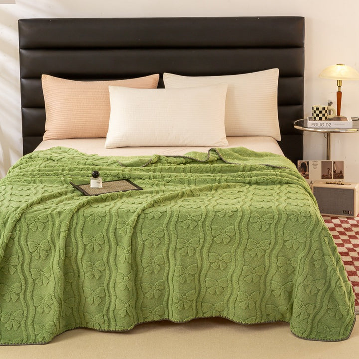 Ladies Cozy and Soft Blanket with Floral Pattern Stornfield