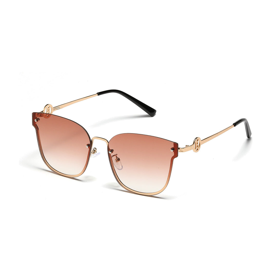 Women's fashionable oversized sunglasses with unique gradient Stornfield