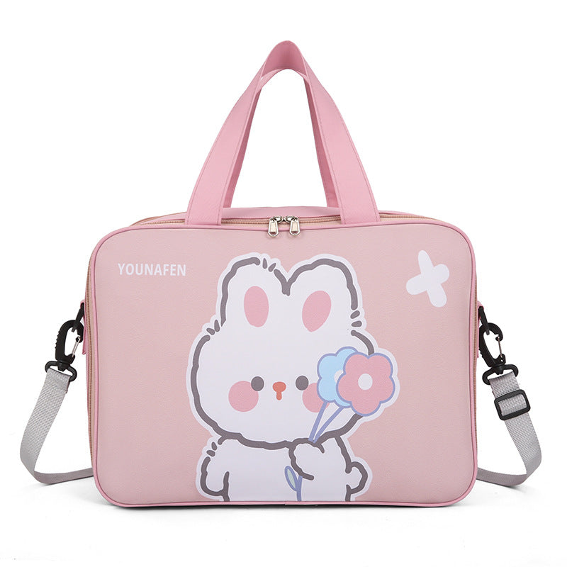 Adorable Cat Print Messenger Bag