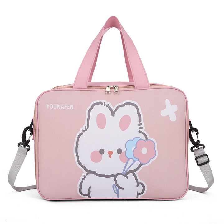 Adorable Cat Print Messenger Bag