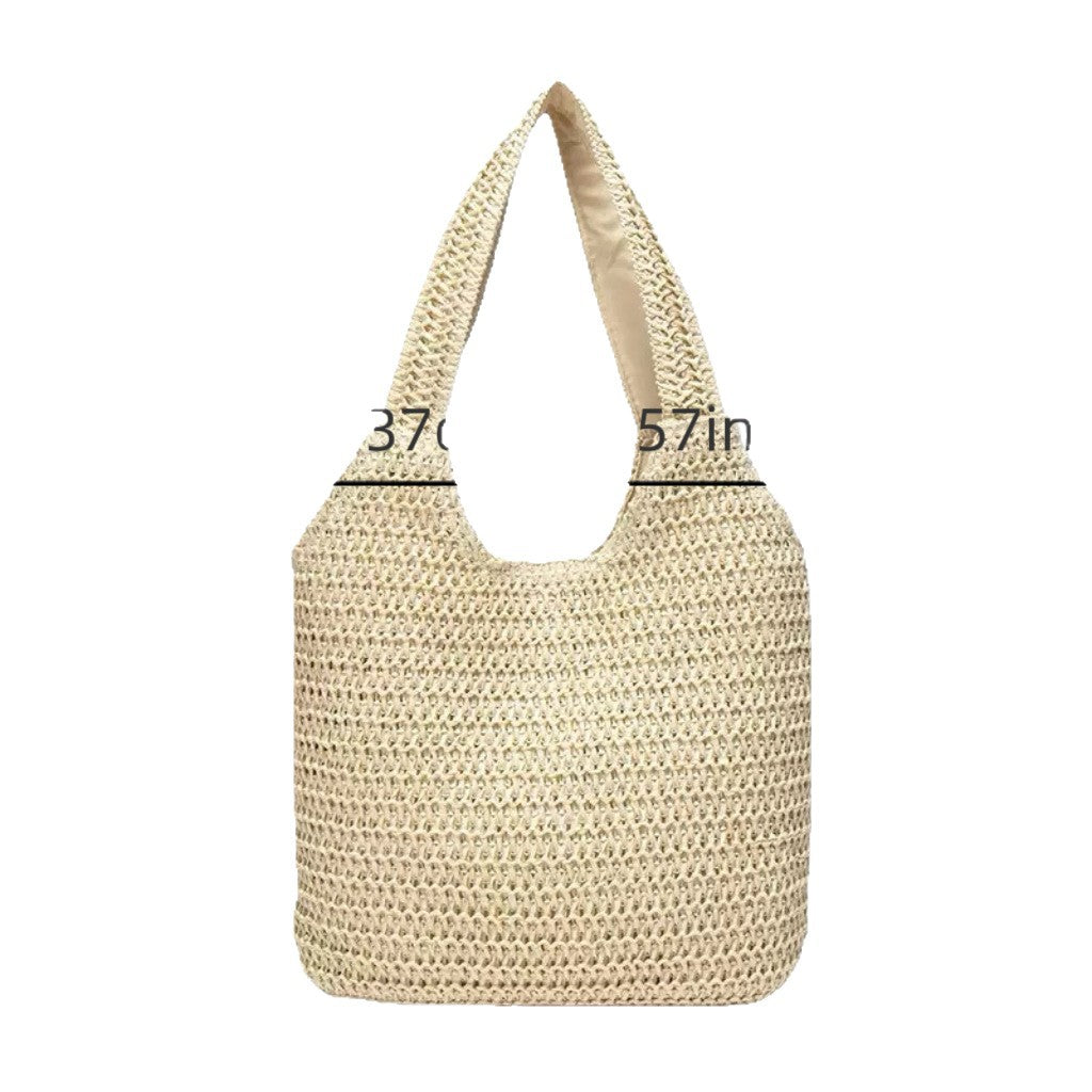 Shoulder bag made of robust woven natural material Stornfield