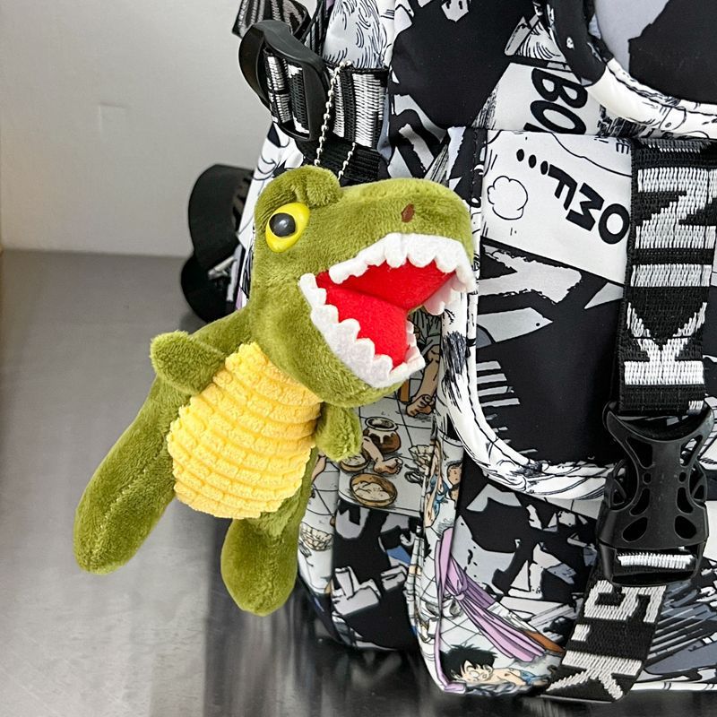 Backpack in Comic Design with Soft Plush Pendant Stornfield