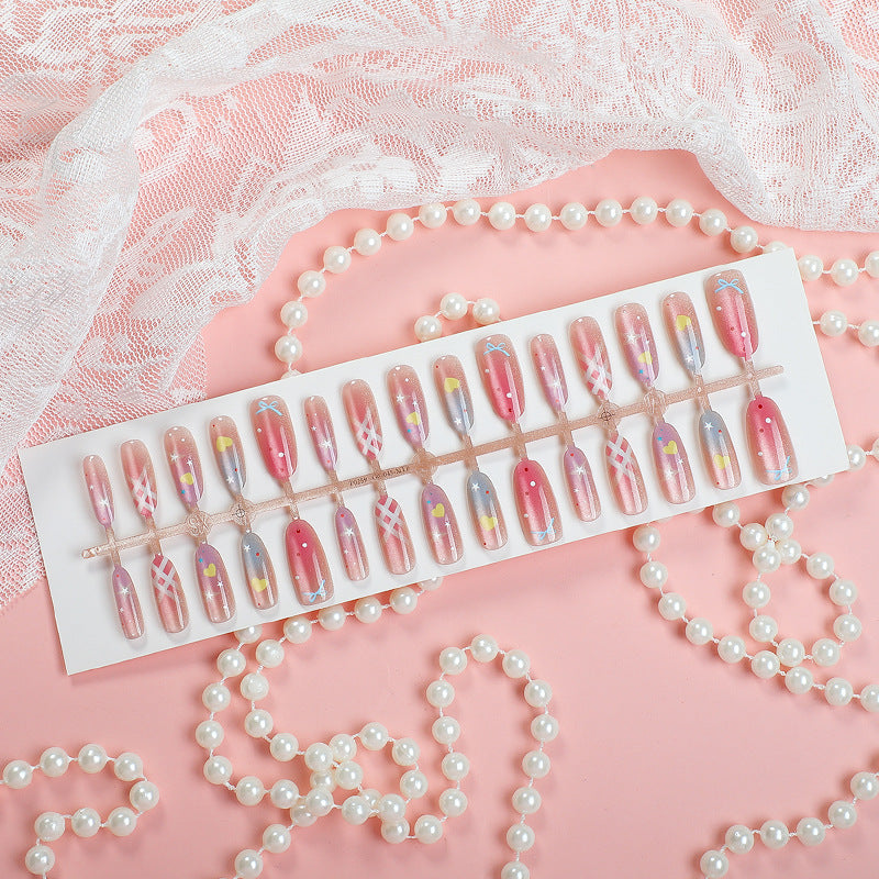Decorative Nail Art Press-On Set 1790738682