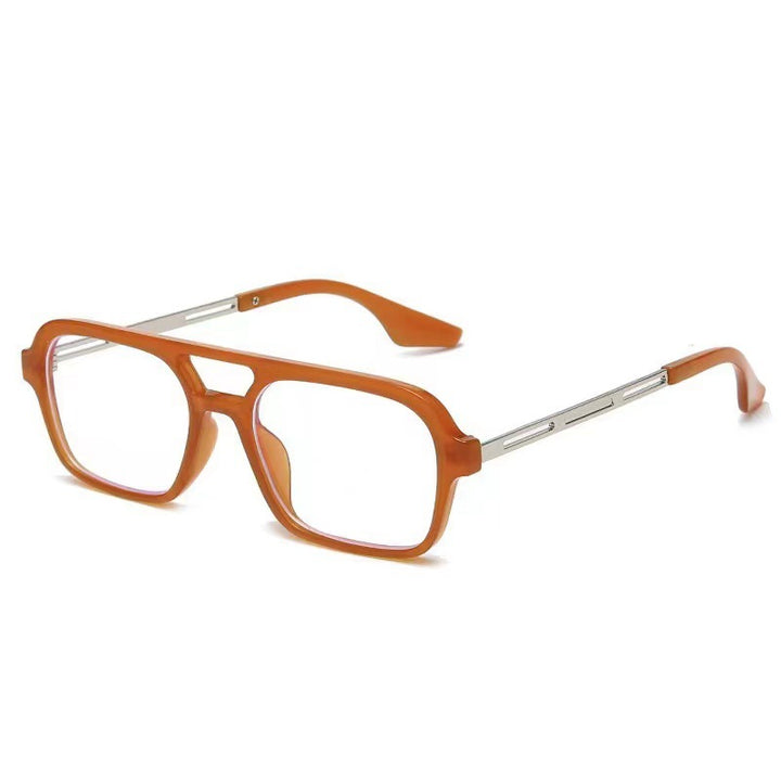 Women's Designer Sunglasses with Elegant Transparent Frame and Yellow Lenses Stornfield