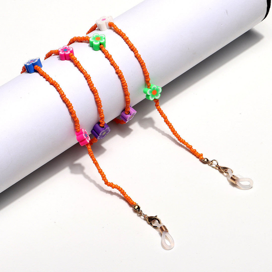 Decorative Flower Beaded Eyewear Chain Stornfield
