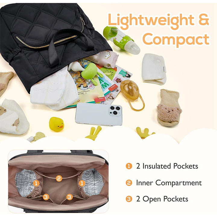Padded backpack with versatile compartments Stornfield