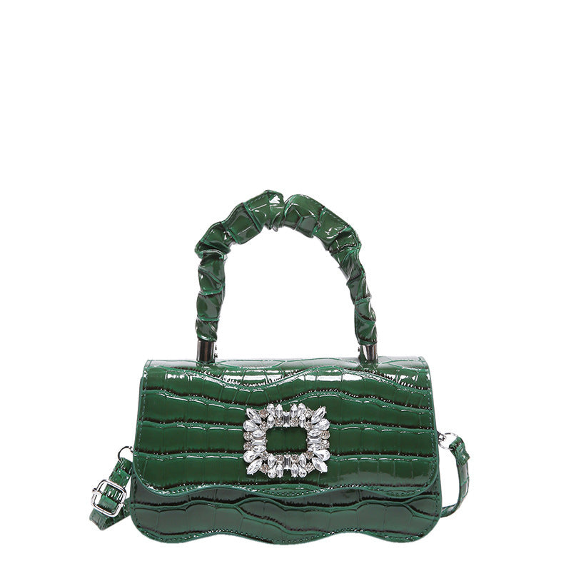 Glamorous Crocodile Texture Evening Handbag Stornfield