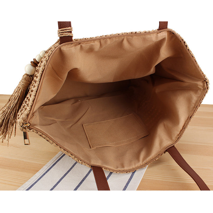 Handcrafted Beach Bag with Adjustable Straps Stornfield