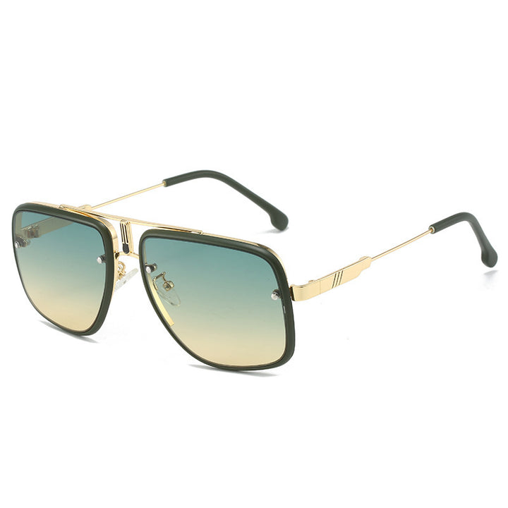 Women's fashionable oversized sunglasses with gold accents Stornfield