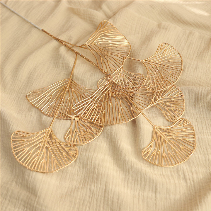 Elegant Decorative Ginkgo Leaf Sculpture