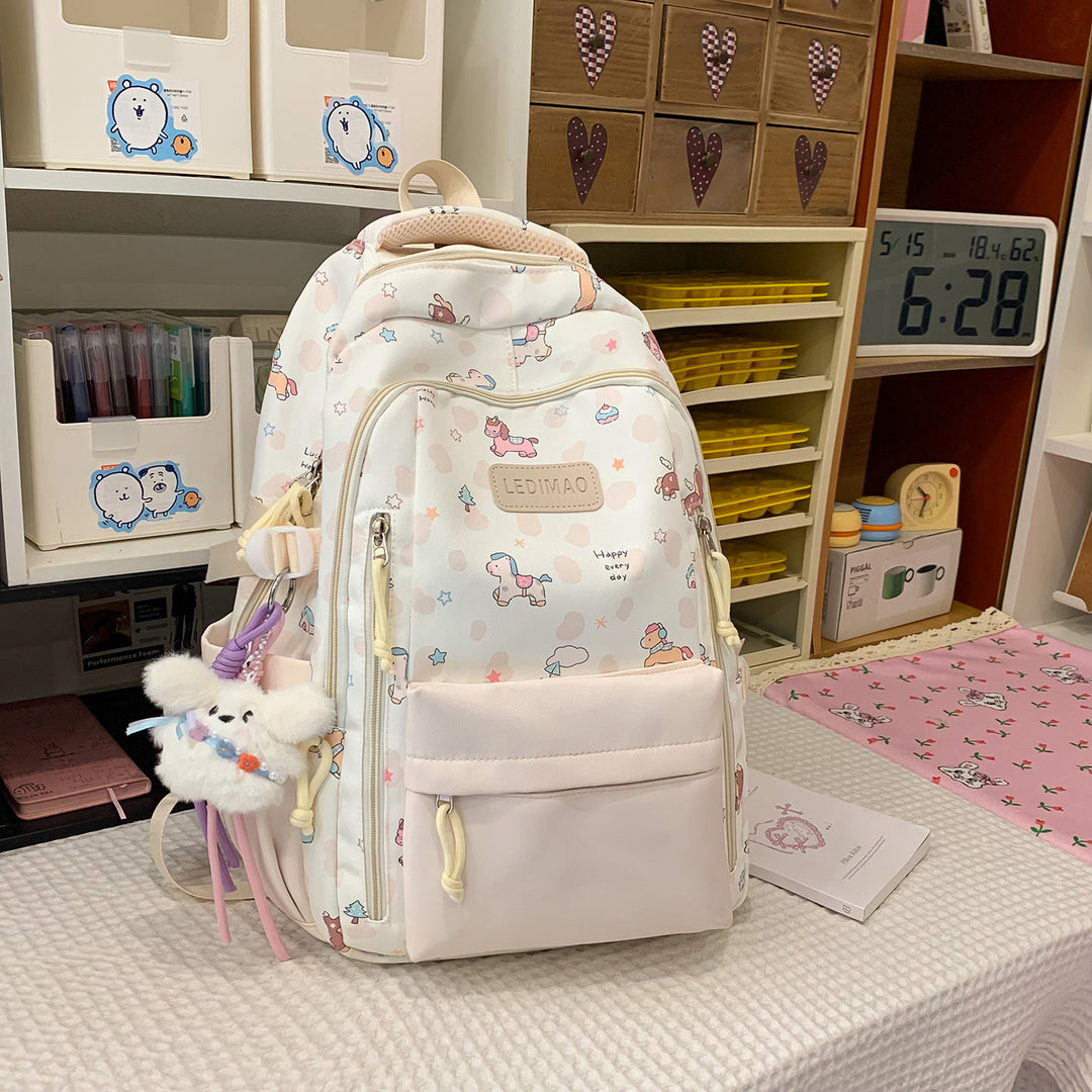 Whimsical Character-Themed School Backpack Stornfield
