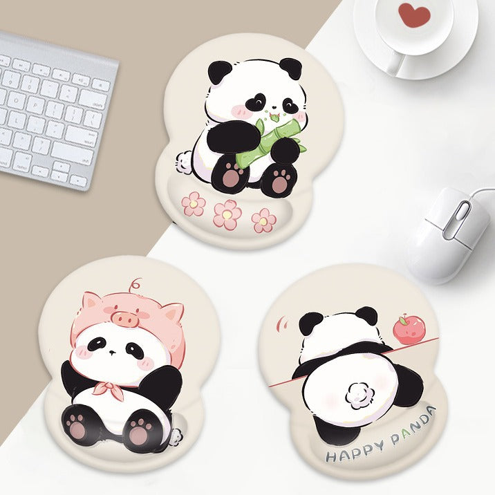 Cartoon-Themed Ergonomic Mouse Wrist Pad