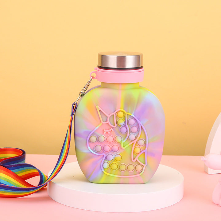 Unisex water bottle with cute unicorn design Stornfield