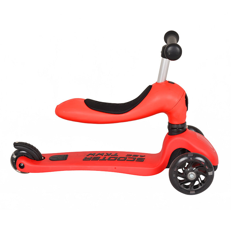 Adjustable Height Glider Scooter Stornfield