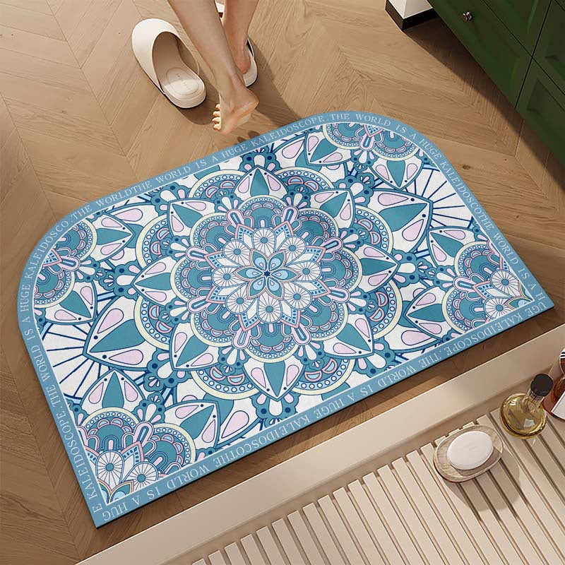 Decorative Floral Area Mat