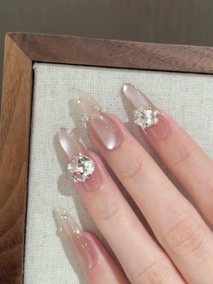 Artistic Heart Pattern Nail Art Extensions Stornfield