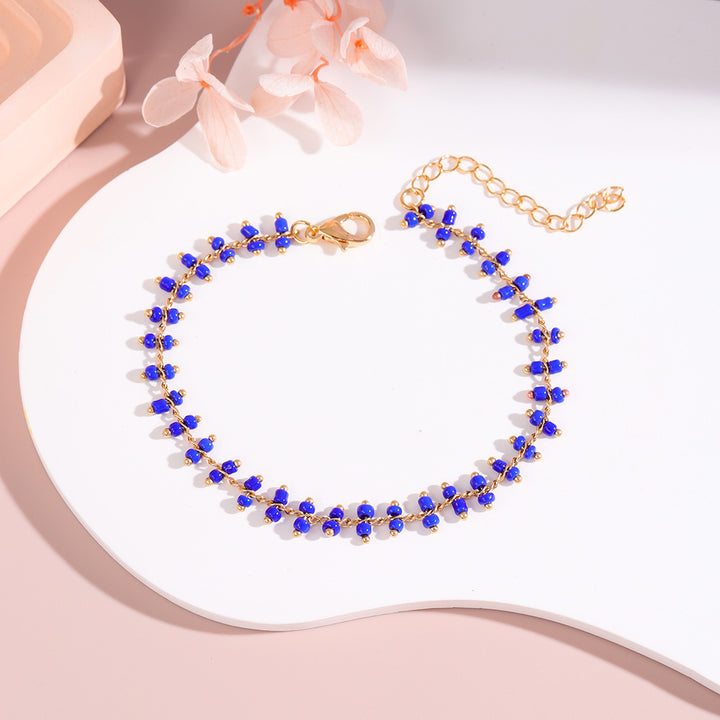 Delicate Beaded Ankle Bracelet Stornfield