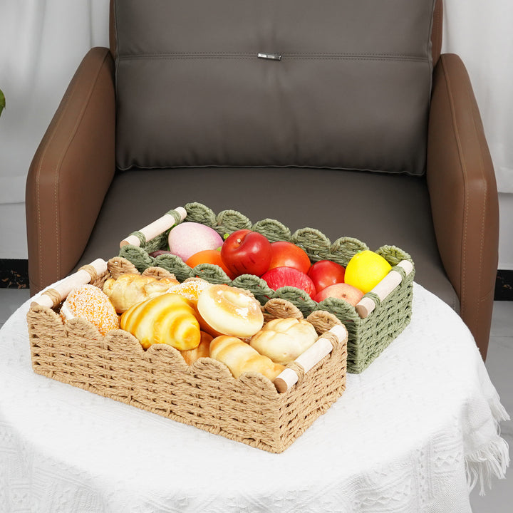 Decorative Woven Storage Caddy Stornfield