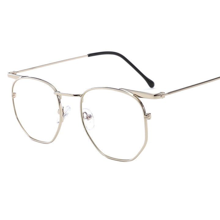 Women's fashionable geometric sunglasses with elegant metal frame Stornfield