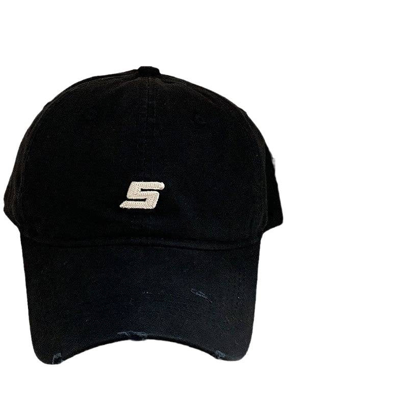 Men's Distressed Cotton Adjustable Baseball Cap Stornfield