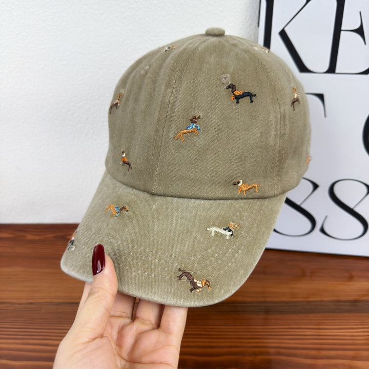 Unisex Embroidered Dog-Themed Baseball Cap Stornfield