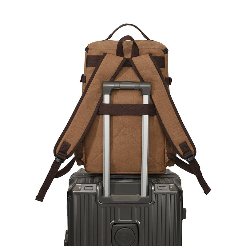 Multi-Functional Canvas Backpack