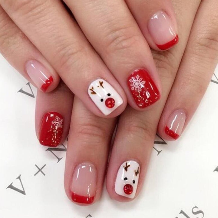 Fun Character-Themed Press-On Nail Art Stornfield