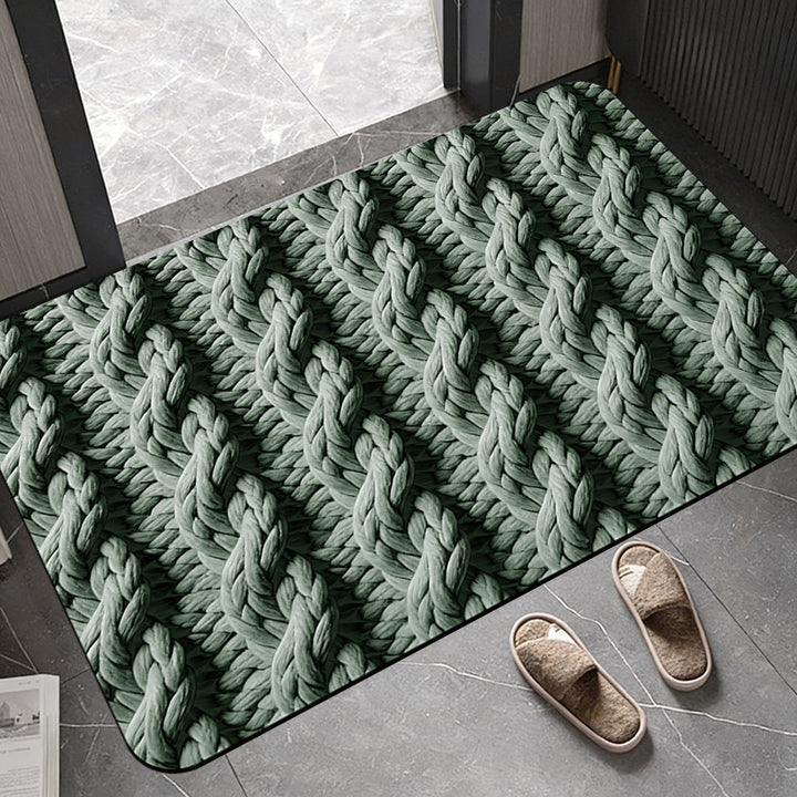 Plush Textured Door Mat