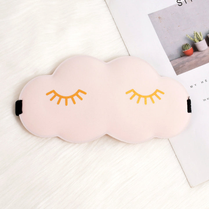 Women's cute cloud sleep mask made of memory foam with ergonomic padding and adjustable elastic band Stornfield