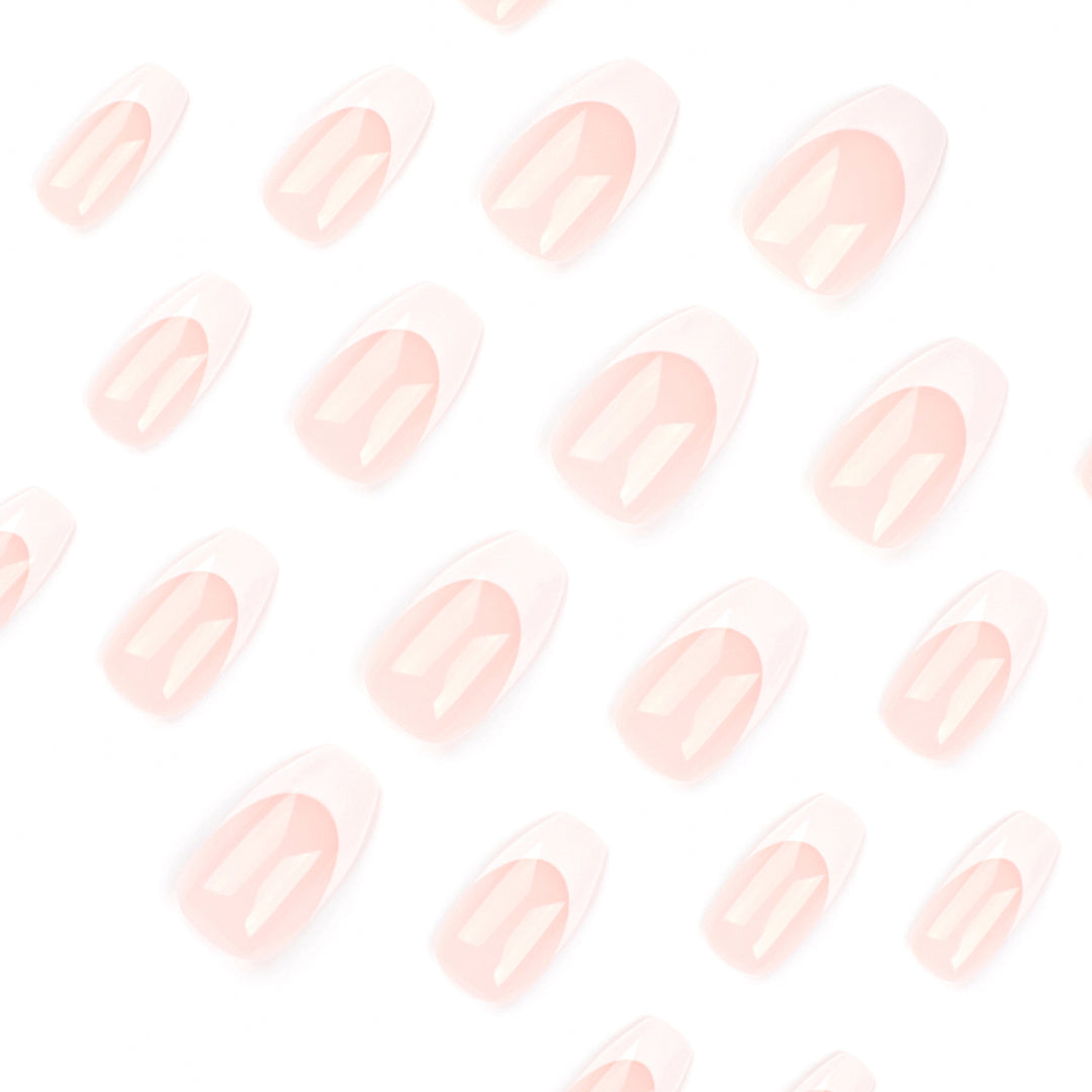 Elegant Nail Art with French Tip Design Stornfield
