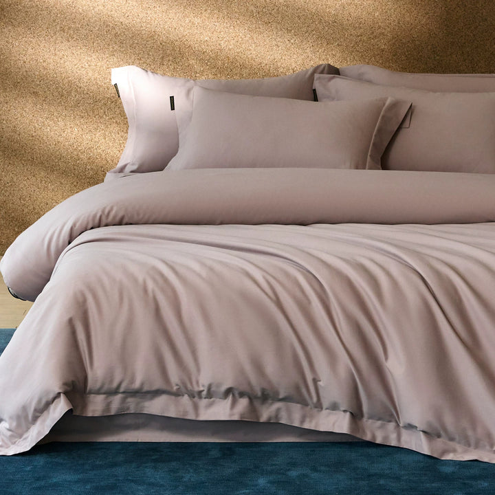 Luxury Reversible Cotton Sateen Duvet Cover Set