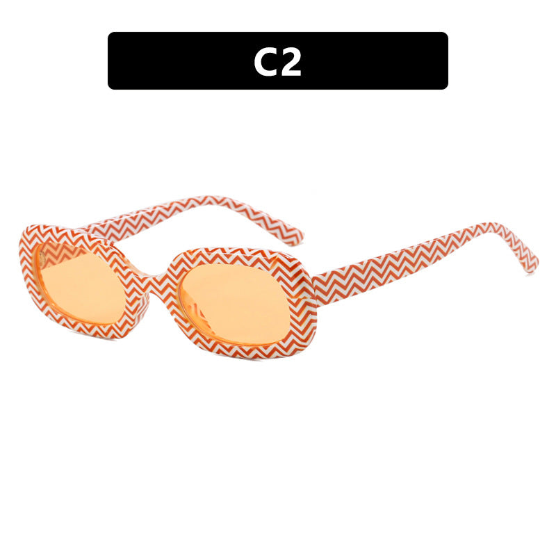 Women's oversized sunglasses with unusual pattern Stornfield