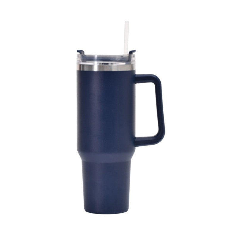 Women's insulated cup with straw and ergonomic handle Stornfield