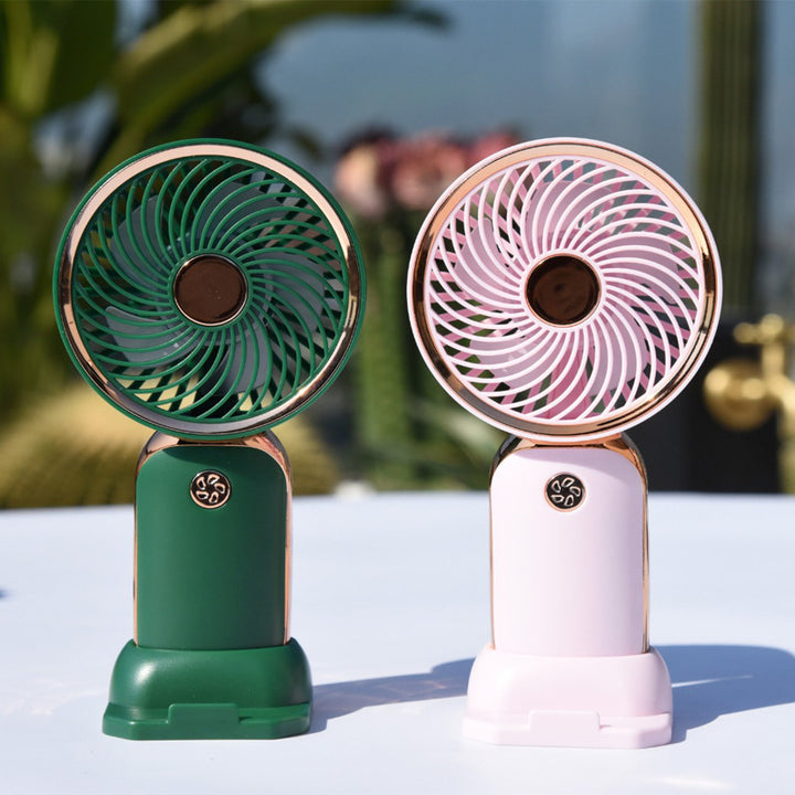 Women's Portable Mini Fan with Innovative Spiral Design Stornfield