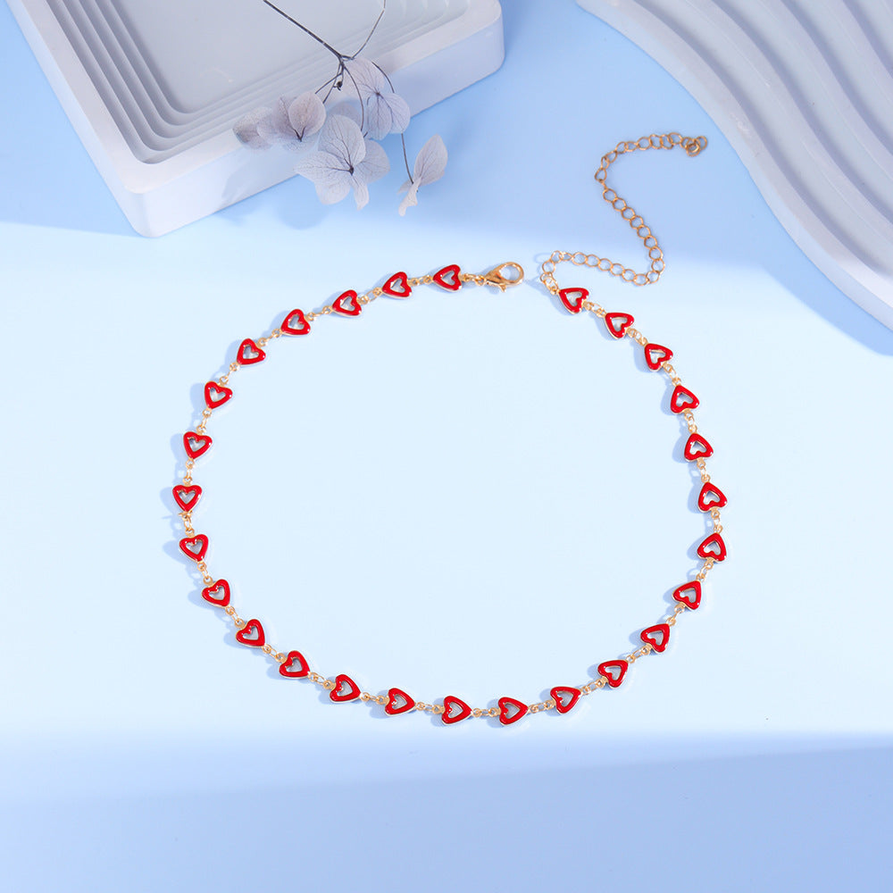 Colorful Heart Charm Anklet Stornfield