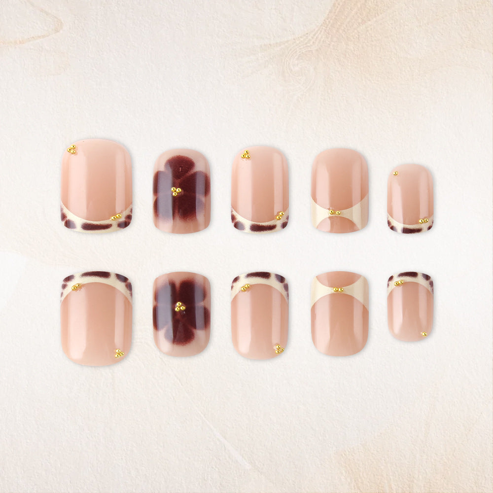 Elegant French Tip Press-On Nails Collection Stornfield