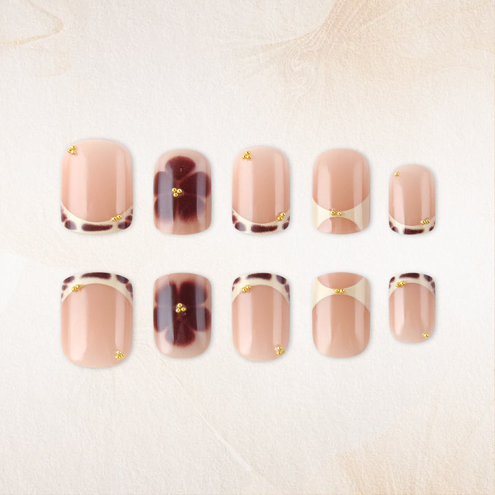 Elegant French Tip Press-On Nails Collection Stornfield