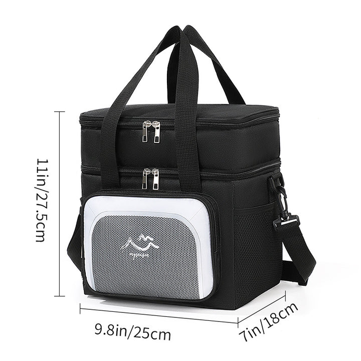 Multi-Compartment Insulated Lunch Cooler Bag Stornfield