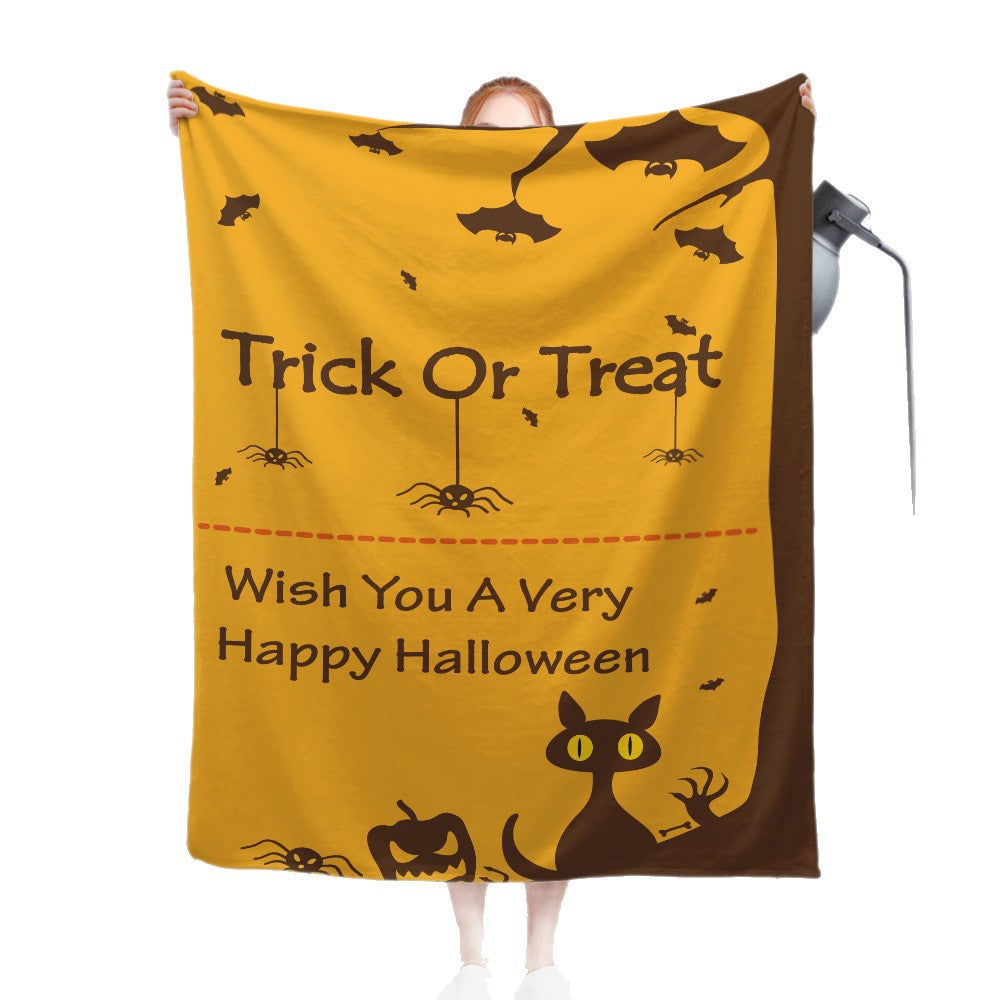 Halloween Themed Fleece Blanket Stornfield