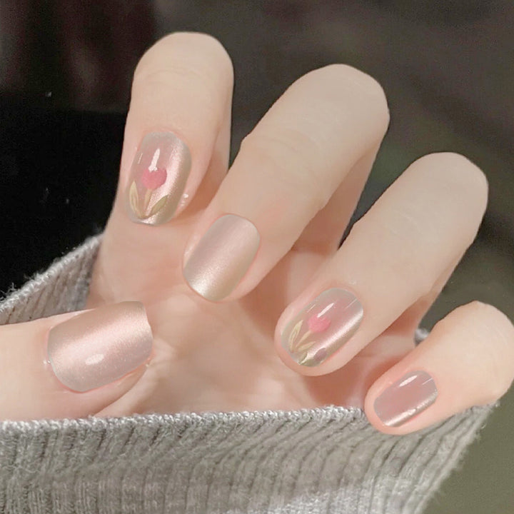 Botanical Floral Press-On Nail Set