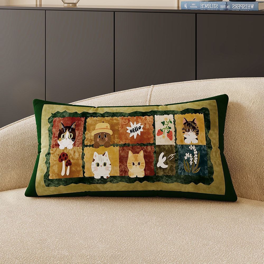Decorative Animal-Themed Throw Pillow
