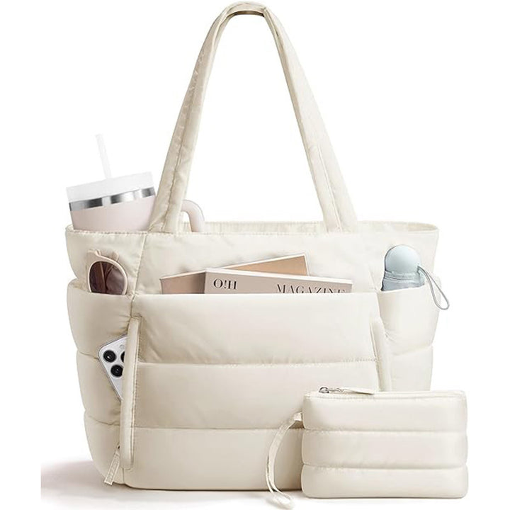 Fashionable everyday tote bag with multiple storage Stornfield
