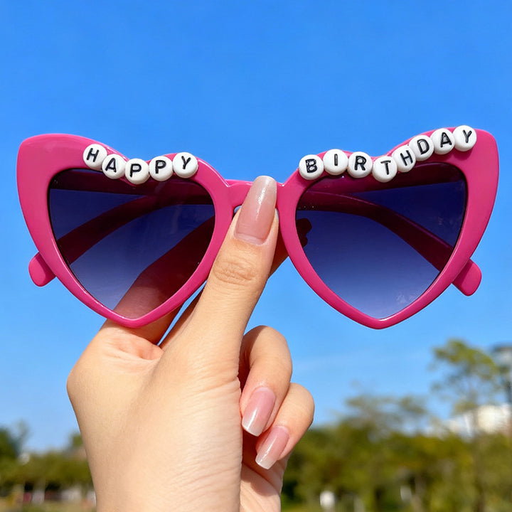 Fun Themed Heart-Shaped Sunglasses Stornfield