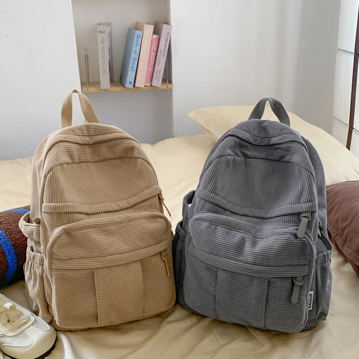 Textured Multi-Pocket Backpack Stornfield