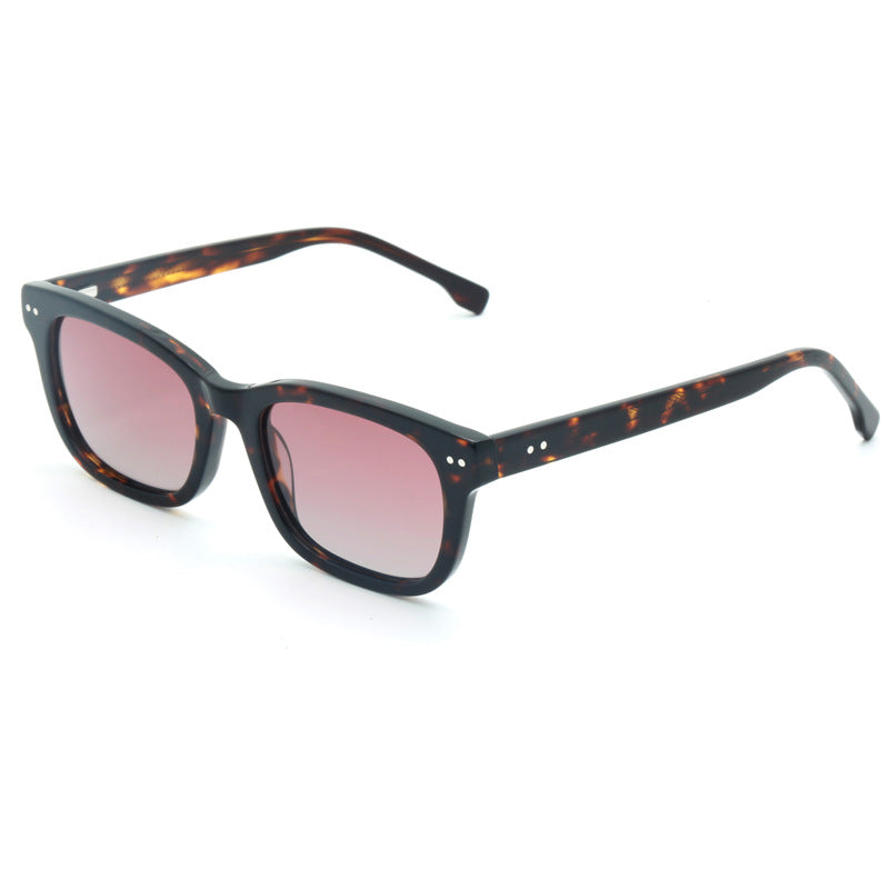 Women's trendy square sunglasses with transparent frame Stornfield