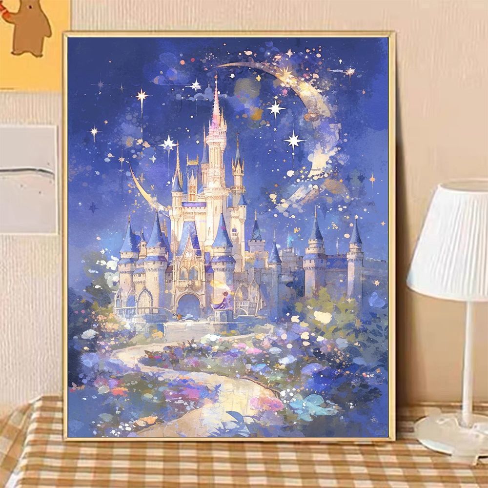 Enchanted Castle Landscape Canvas Art Stornfield